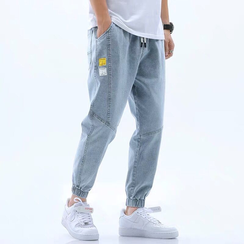 Title 4, Herren Jeans Ankle-Tied Hosen Frühling Herbst B...