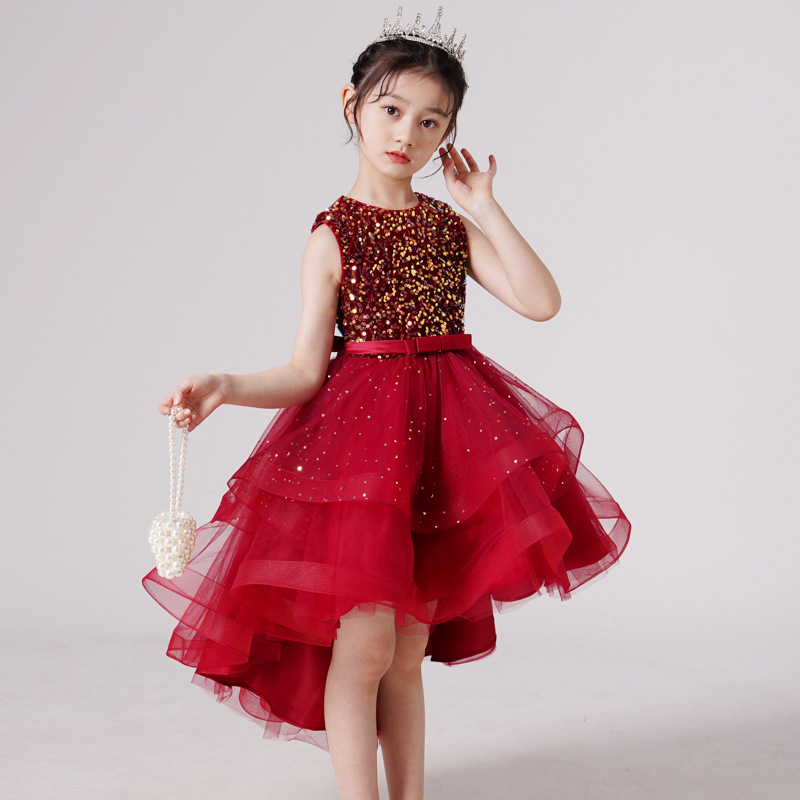 Title 5, Fashionable Sequins Jumpsuit Trailing Skirt