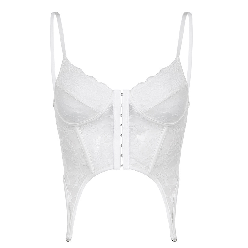 Hot Girl Style Lace V-neck Chest-shaped Vest Women