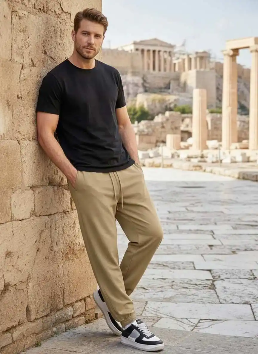 Casual Pants, Trendy And Fashionable Men's Long