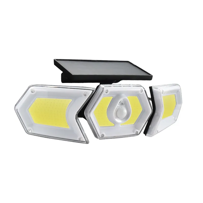 Solar Powered Rechargeable Motion Sensor COB LED Work Light 1200mAh For Auto W774B Battery Street