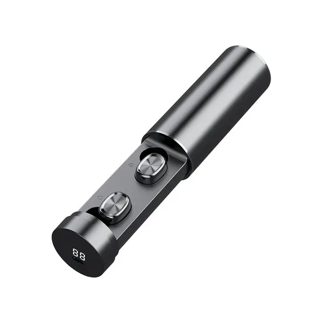 Cylinder Digital Display B9 Bluetooth Headset In-ear Binaural Bluetooth