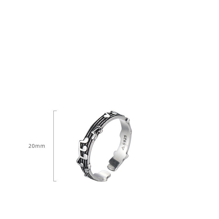 Title 1, Music Note Ring Female Fashion Personality