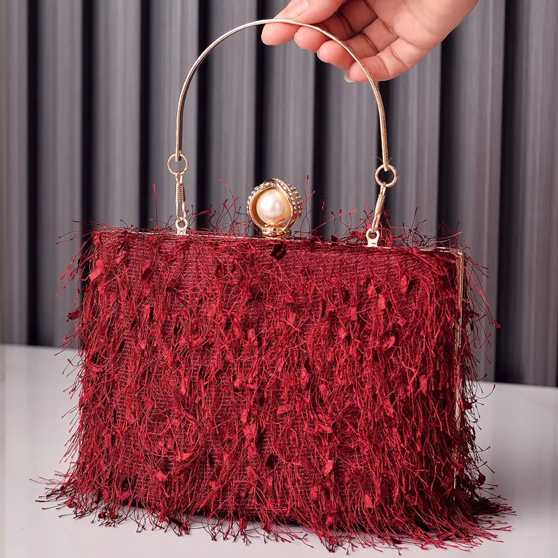 Tassel Handbags Women Dress Party Evening Bag