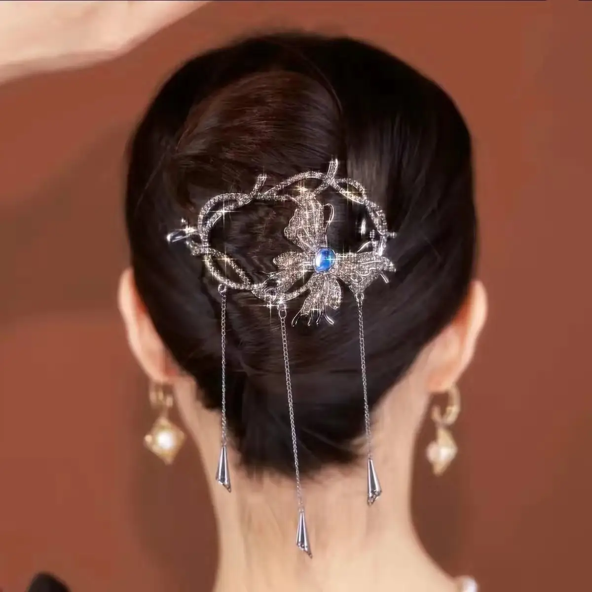 Copper Alloy Synthetic Zircon Hair Accessories