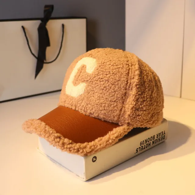 Lamb Hair Hat Female Autumn And Winter Korean Version Tide Pink - Shop at LoveMi