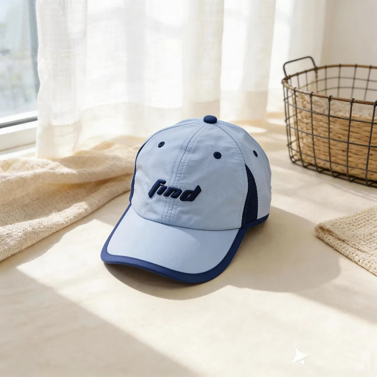 Children's Multi-color Edge-stitching Three-dimensional Embroidered Adjustable Trendy