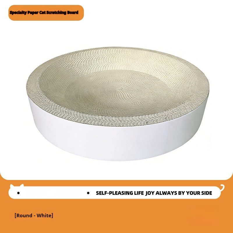 Specialty Paper Double-layer Cat Scratching Board, Scratch-resistant, Multi-layer Cat Bed, Integrated Round High-density Corrugated Paper, Lint-free Cat product image