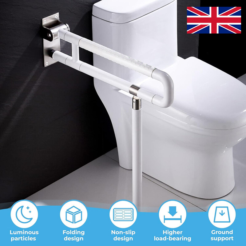 Safety Grab Bar Foldable Toilet Hand Rail Bathroom Support Disabled-Anti-slip Safety Grab Bar Foldable Toilet Hand Rail Bathroom Support Disabled-Anti-slip