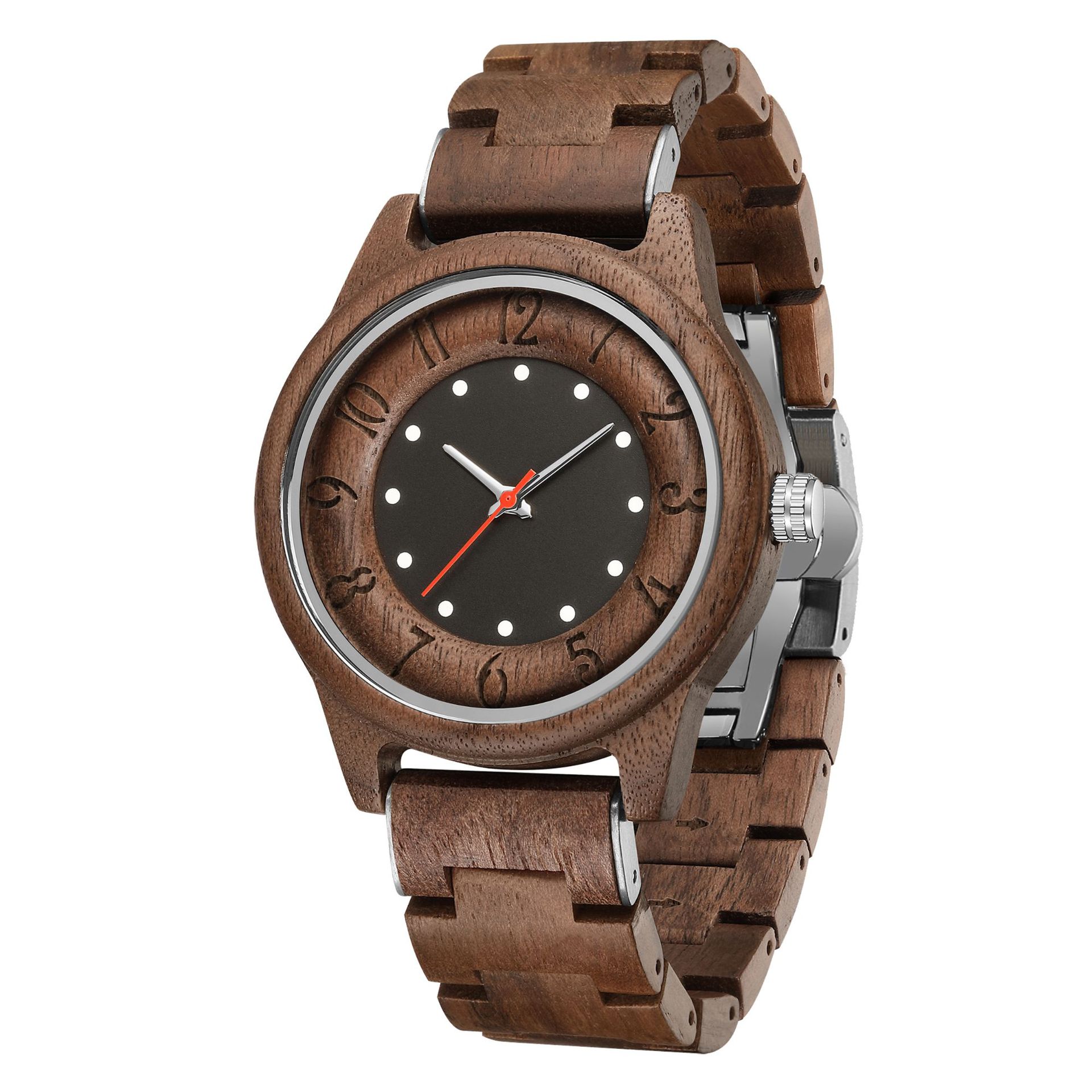 One Piece Wooden Fashionable Quartz Watch 3