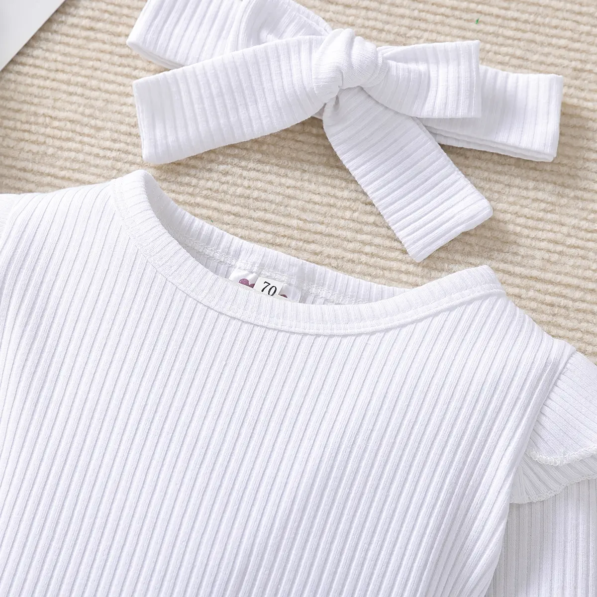 Children's Long-sleeved Jumpsuit Denim Suspender Skirt