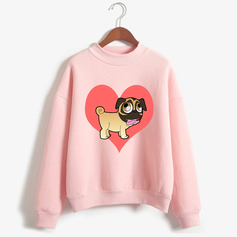 Title 16, Beautiful and cute pug print sweatshirt