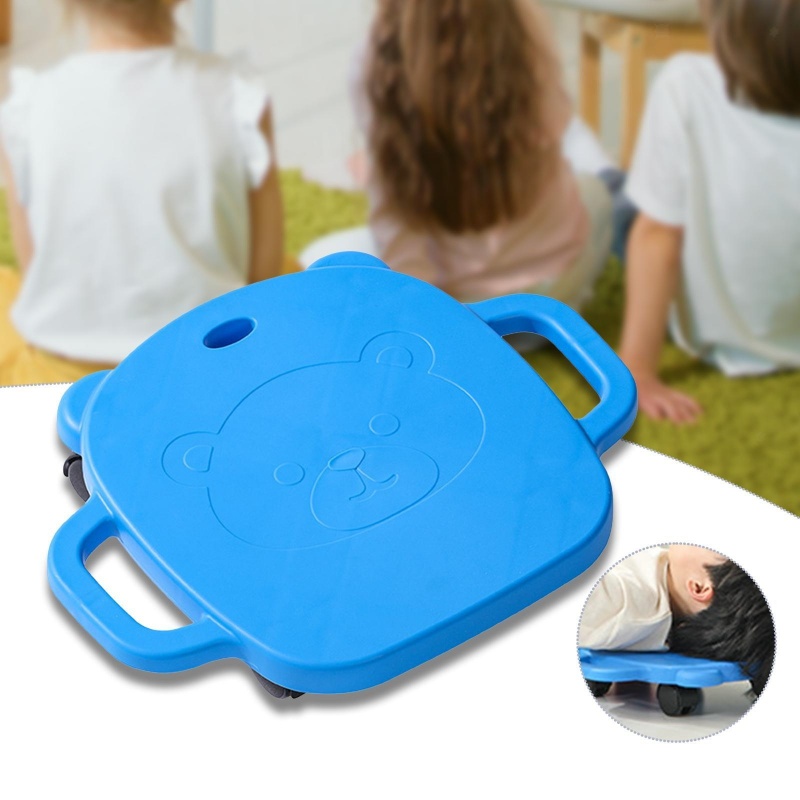 Scooter Board Toy With Handles Kids Interactive Toy Play Scooter For Children