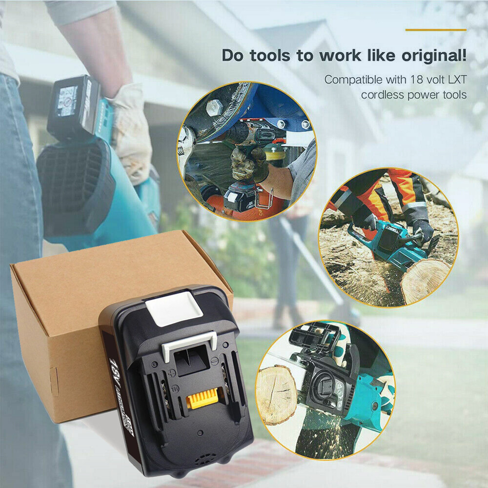 2Pack Battery For  18V 6.0AH Li-Ion BL1830 BL1850 BL1840 BL1860B LXT Tool