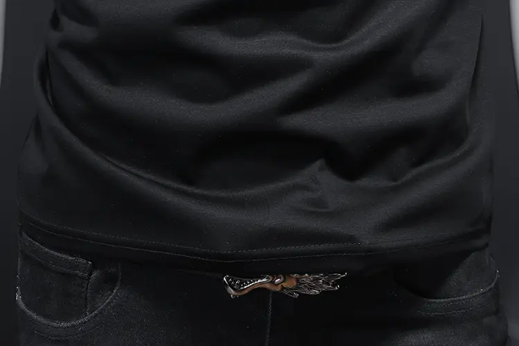 Men's Summer Jade Silk Handsome Bottoming Shirt