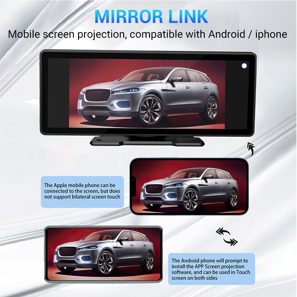9in  Car Radio Stereo Bluetooth FM MP3 USB SD AUX Touch Screen For  Android 7