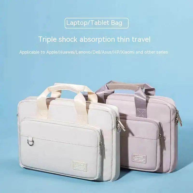 Portable Liner Commuter Document Shoulder Laptop Bag