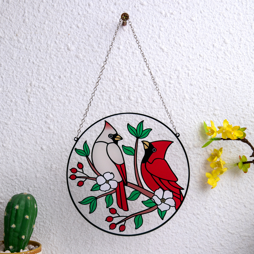 Title 4, Red Bird Garden Home Hanging Decoration