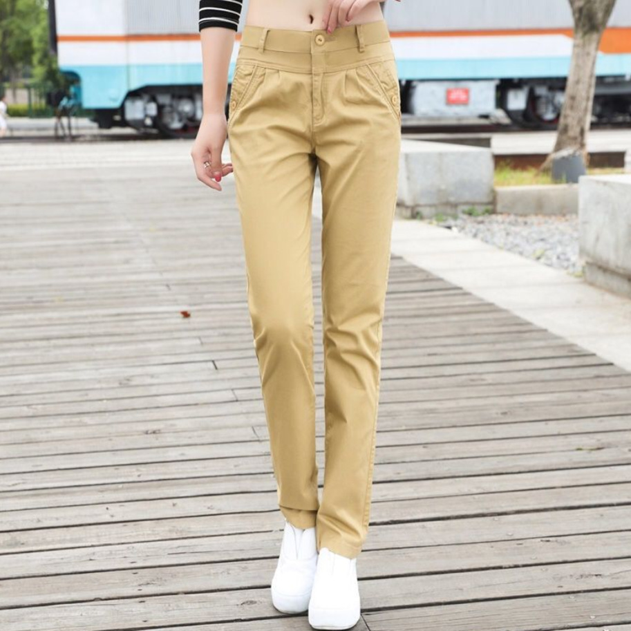 Title 6, Casual Pants Elastic Feet Loose High Waist