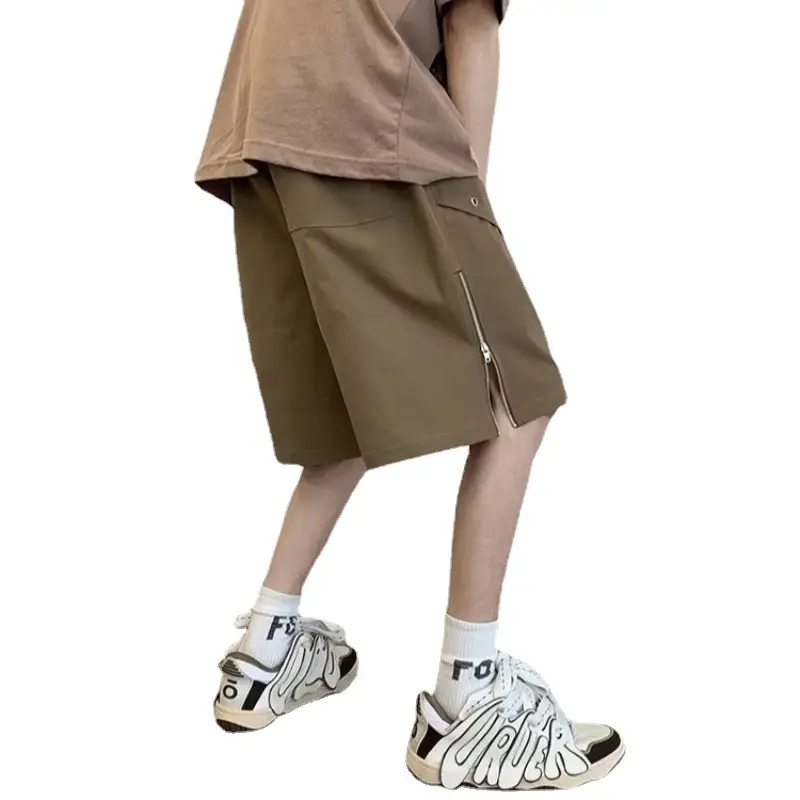 Men's Summer New Retro High Street Pants Fashion Brand Casual Shorts Street Cool Large Trunks