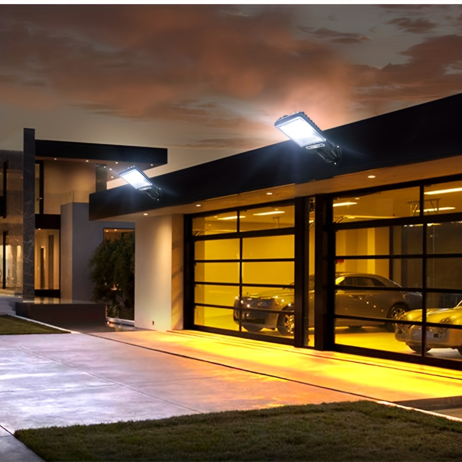Solar Powered Motion Sensor Outdoor Garden Light With 108 COB LED Lights — view 5