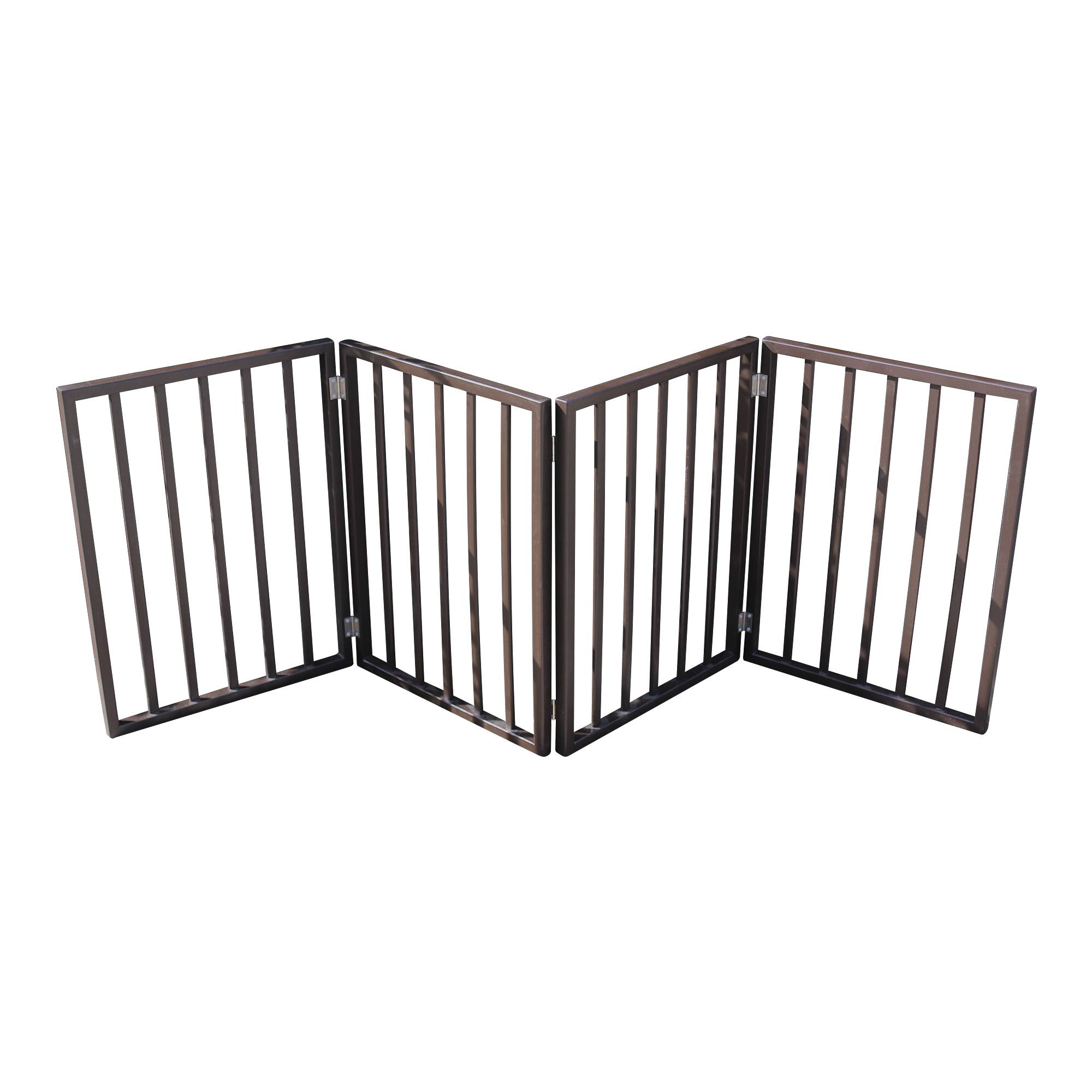 Pet Gate - Dog Gate For Doorways,Stairs Or House-standing, Folding — foto 10