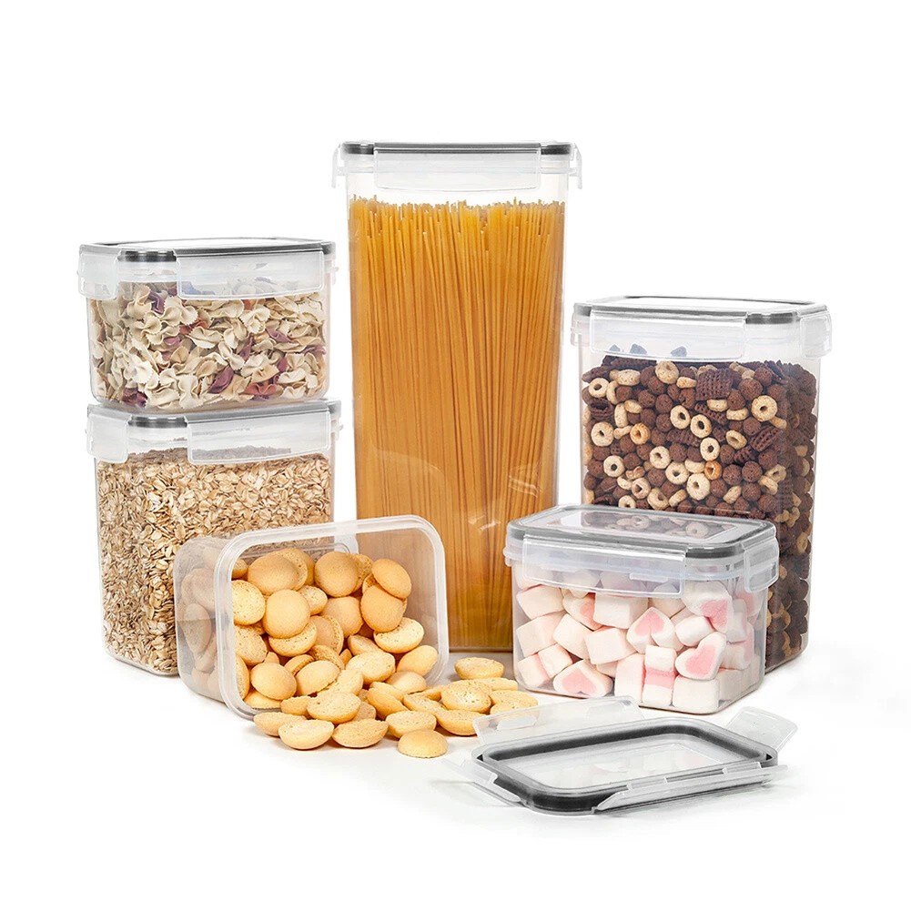 7XContainers Airtight Food Storage Kitchen Accessories Cereal Tub Lid Stackable — image 2