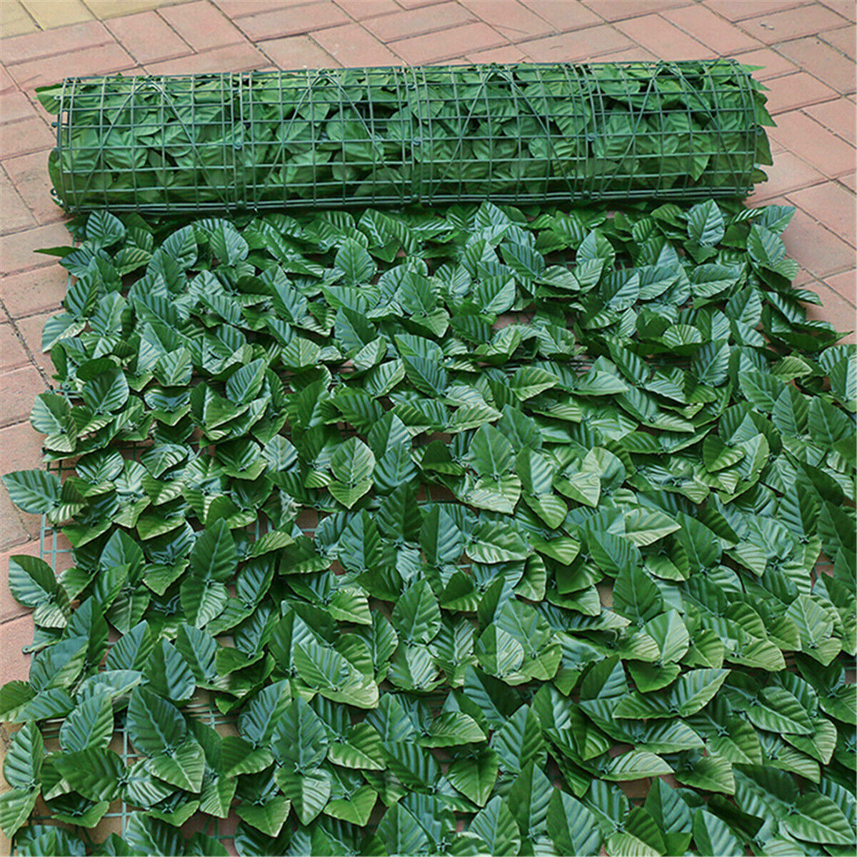 Artificial Hedge Fake Ivy Leaf Garden Fence Privacy Screening Roll Wall Panel — image 9