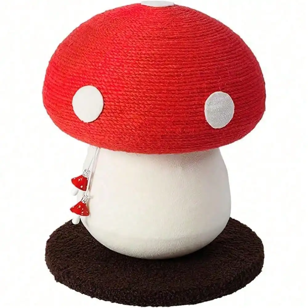 Mushroom Cat Scratching Post Unique Design, Sisal