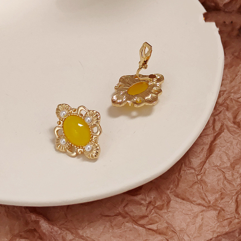 Style Aesthetic Temperament Fashion Retro Palace 925 Silver Needle