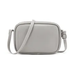 New Women's Fashion Simple Messenger Bag Large Capacity - Grey - View 1