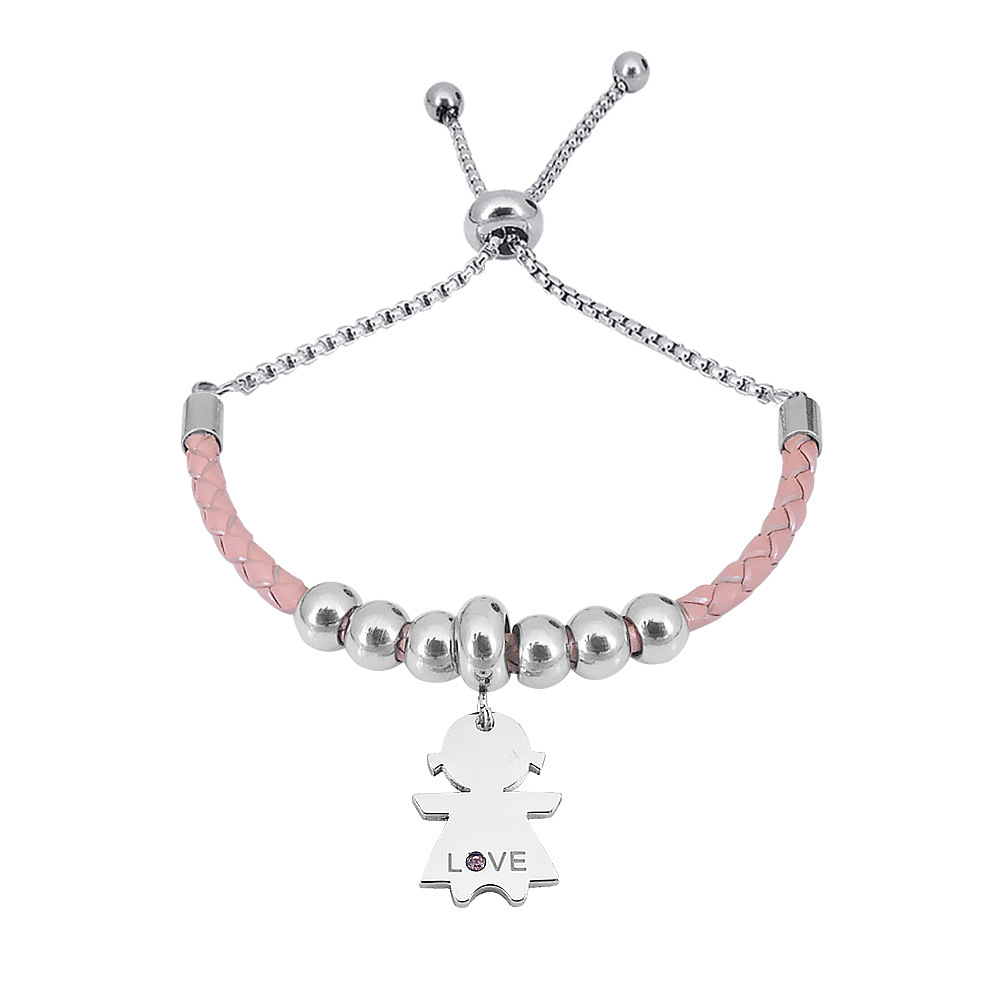 Stainless Steel Small Pendant Animal Drip Oil Small Accessories Bracelet