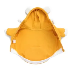 Pet Clothing Fleece Warm And Comfortable Dog Sweater - Yellow - View 1