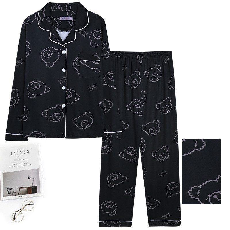 Title 26, Womens Pajamas Long Sleeve Cardigan Lapel Two P...