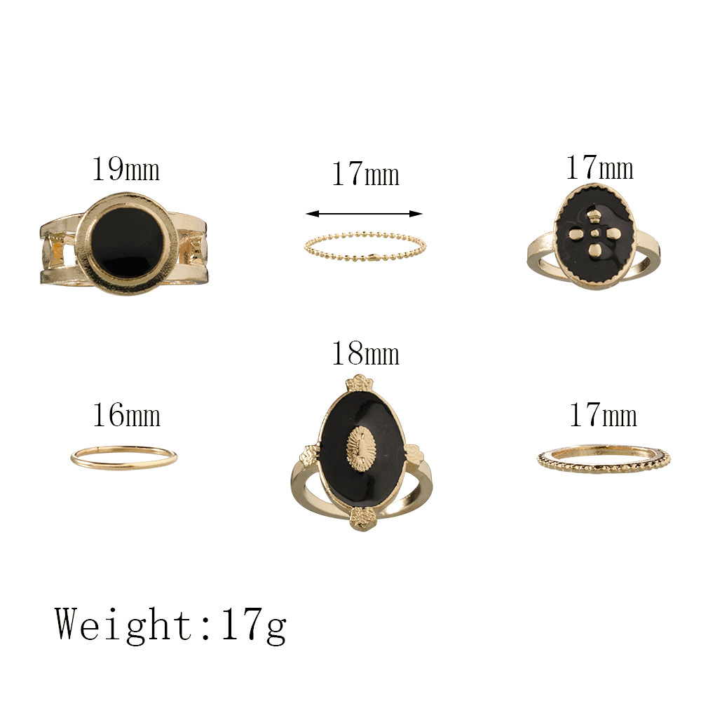 Title 2, Personaliti Black Joint Ring Jednostavan lanac