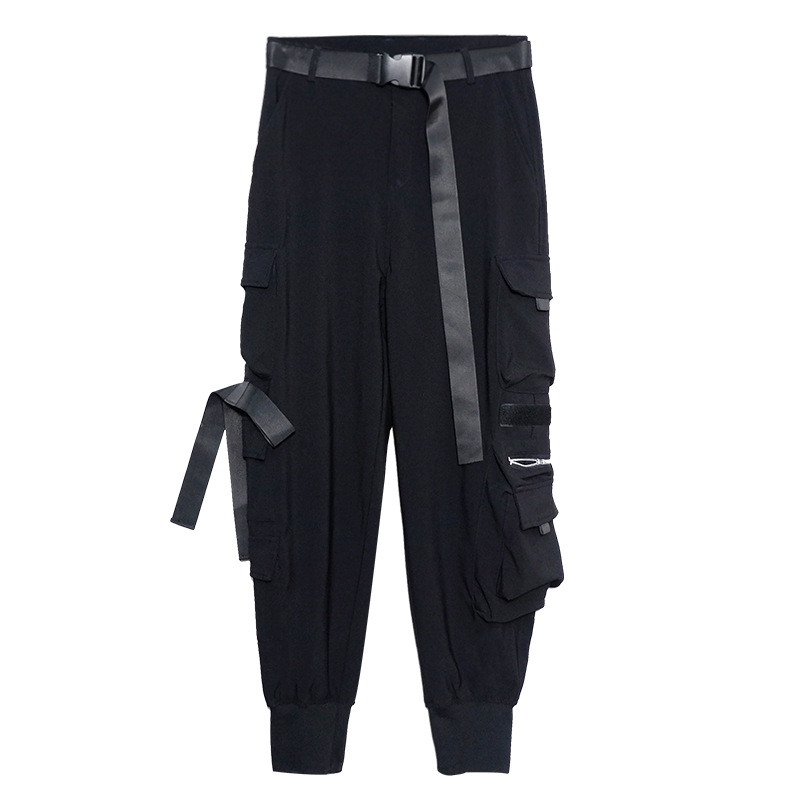 Title 8, WLS Multi Pockets Ribbons Cargo Pants