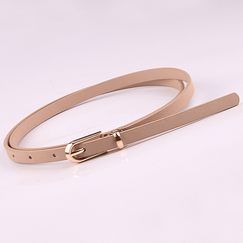 Title 5, Sweater Thin Belt Ladies All-match Pin Buckle P...