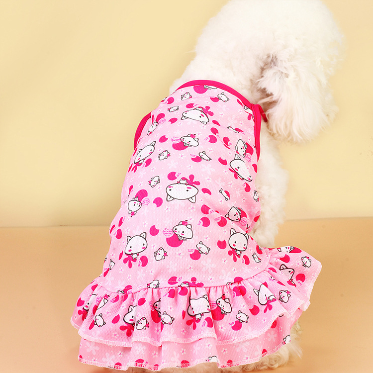 Streamer Princess Skirt Clothes Pet