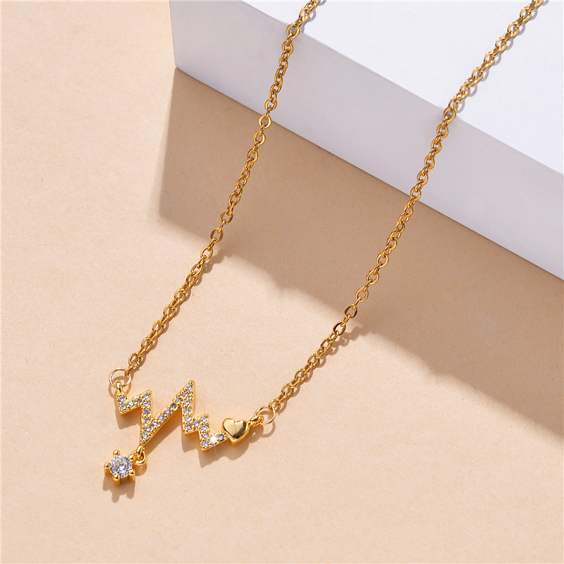 Women's Temperament All-match Clavicle Chain Micro Inlay