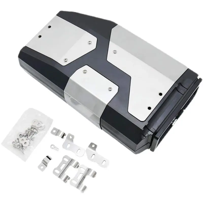 Motorcycle Non-destructive Installation Of Stainless Steel Trunk