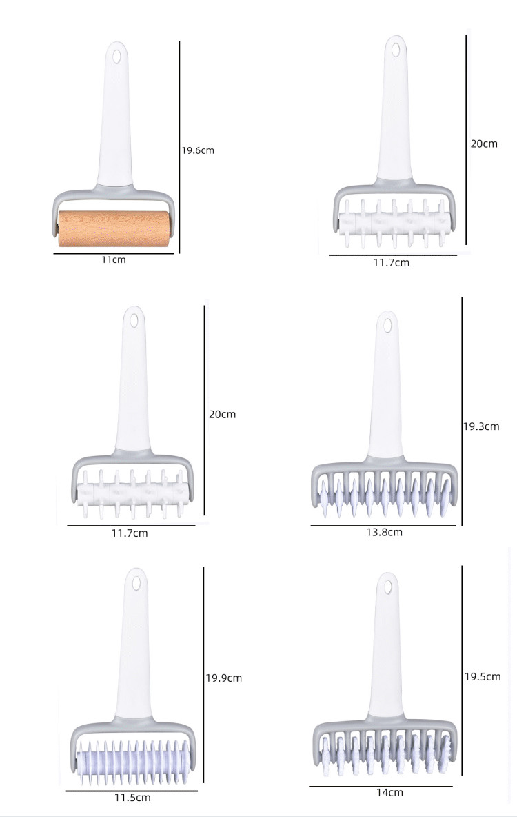Title 1, PP Rolling Pin with Piercing Needle and Pizza P...