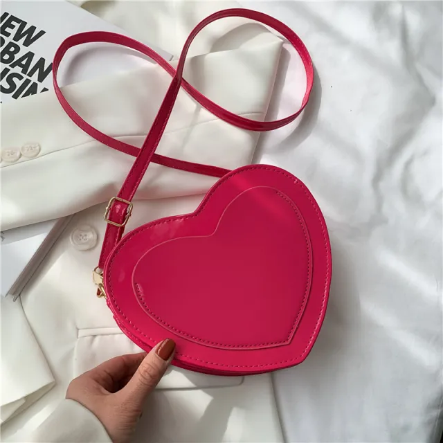 Fashion Texture Messenger Bag Popular Female Bag Rose - Shop at LoveMi