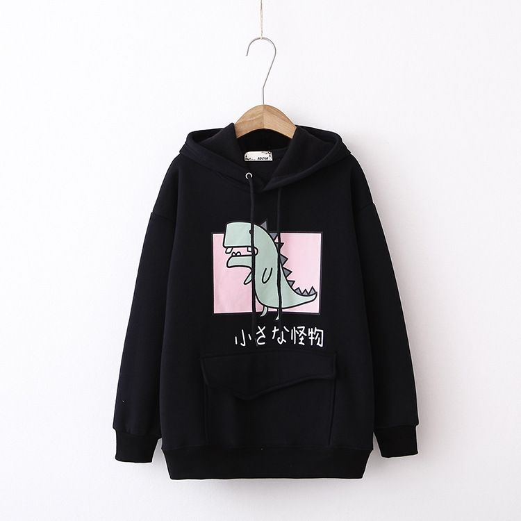 Title 2, Printed and fleece hooded sweatshirt