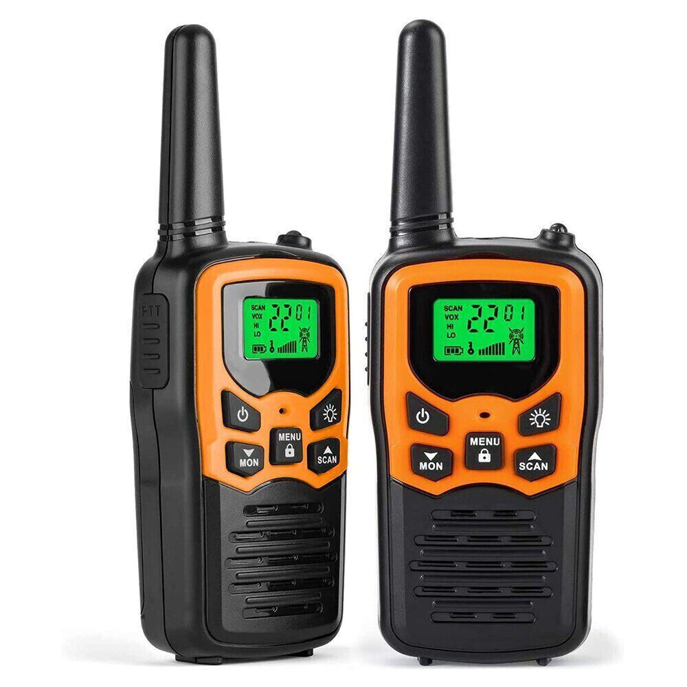 2Pcs Walkie Talkies Electronic Long Range Walky Talky 8km UHF Top UK Seller