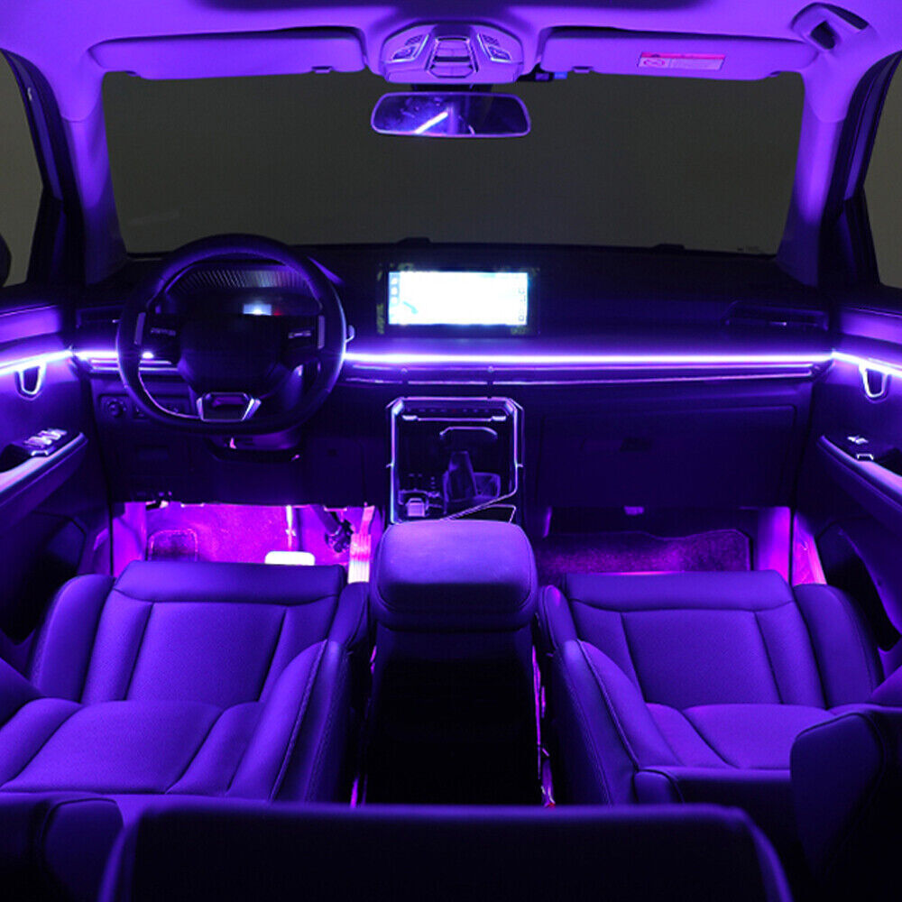 Symphony Full RGB LED Car Interior Acrylic Light Ambient Strip APP Control — image 11