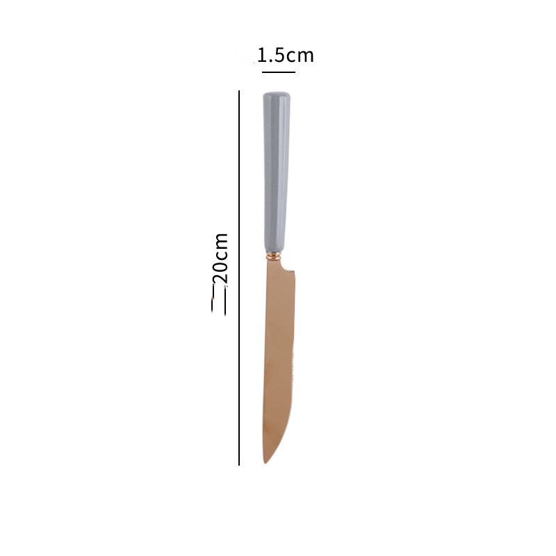 Grey dinner knife