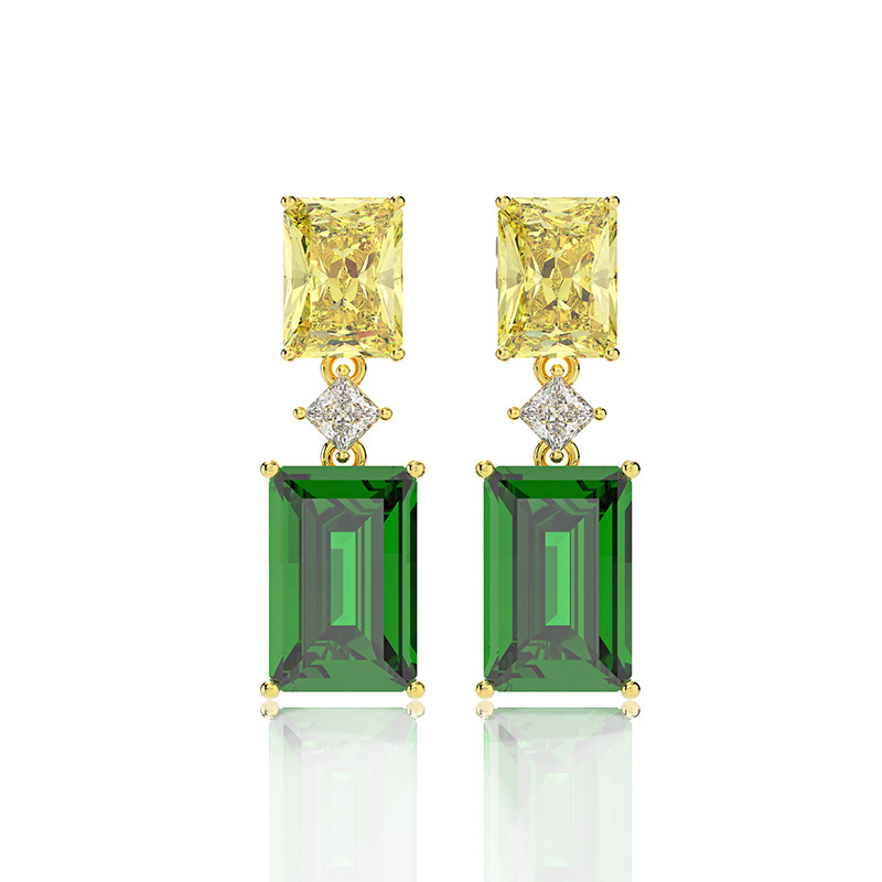 Light Luxury Product With 18K Golden Emerald Plated