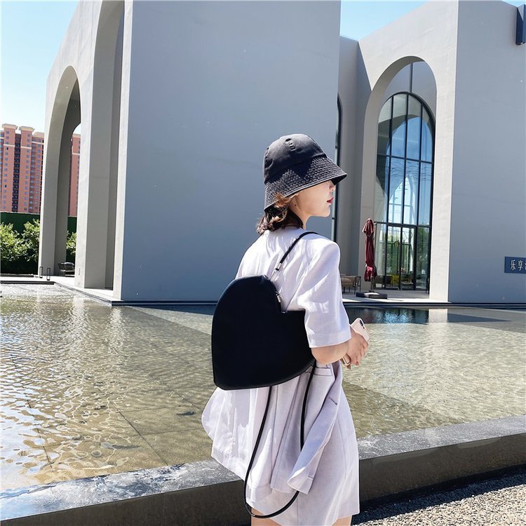 Messenger Bag Net Red Love One shoulder Armpit Bag Black - Shop at LoveMi