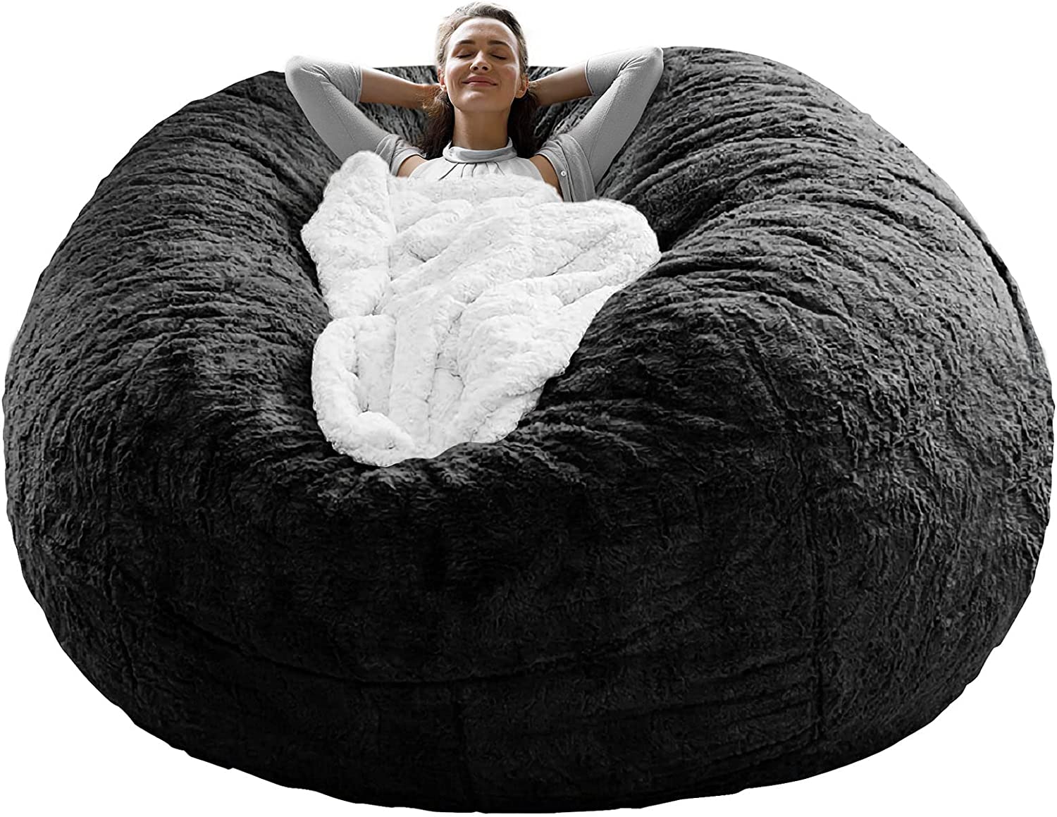 Bag Chair Coverit Was Only A Cover,  Not A Full Bean BagChair Cushion,  Big Roun