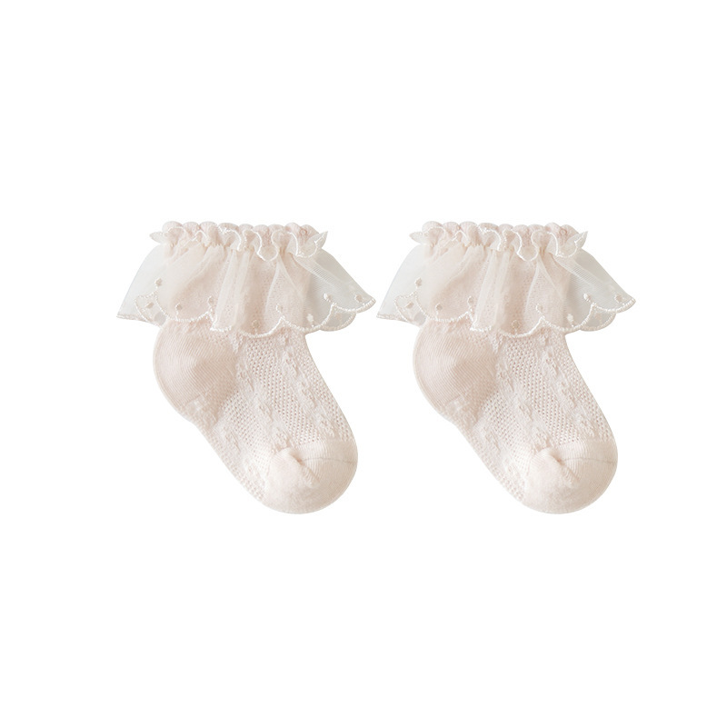 Title 5, Chaussettes en maille pour enfants en coton car...